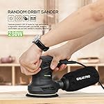 GALAX PRO 280W 13000OPM Max 6 Variable Speeds Orbital Sander with 15Pcs Sanding Discs, 5” electric Sander with Dust Collector for Sanding and Polishing - Image 2