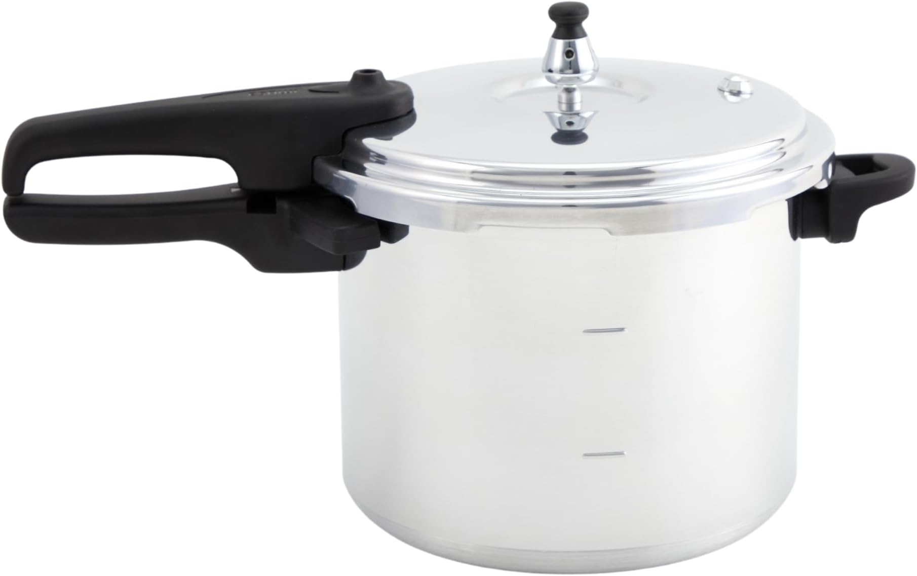 IMUSA USA A417-80801W Stovetop Aluminum Pressure Cooker 7.0-Quart,Silver