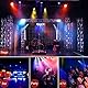 U`King RGB LED Par Strahler, 36 LED Bühnenlicht Partylicht mit Fernbedienung, Discolicht Scheinwerfer Bunt Beleuchtung für Stage DJ Party Show Bar Halloween Weihnachten