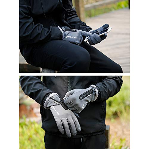 Sangmei Unissexo inverno lã térmica esportes ao ar livre à prova d'água e à prova de vento Biciclet