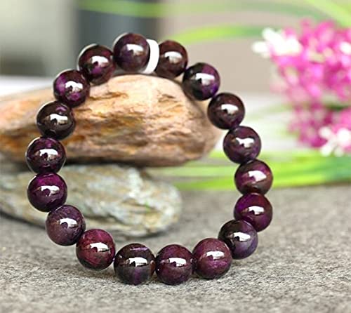 Sugilite bracelet stretch 11mm LKBEADS pour éviter les fermoirs difficiles - 2