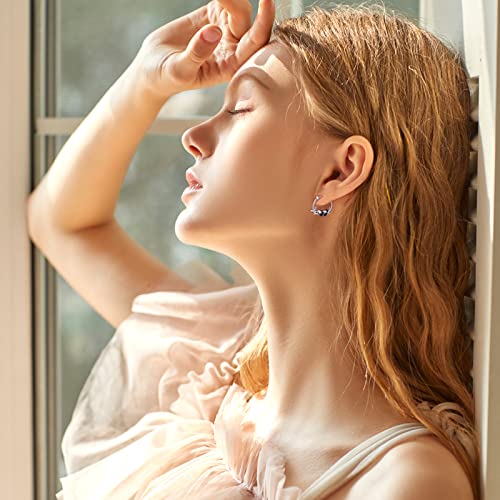 Kiteenal PHE-S Panda Earrings For Girls - Sterling Silver Panda Hoop Earrings For Teens Hypoallergenic Cute Animal Earrings thumb #5