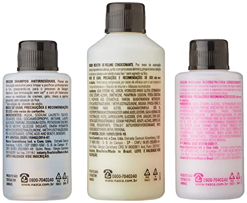 Nazca Cosméticos Origem Kit Selagem Redutora - Todos Os Tipos De Cabelo