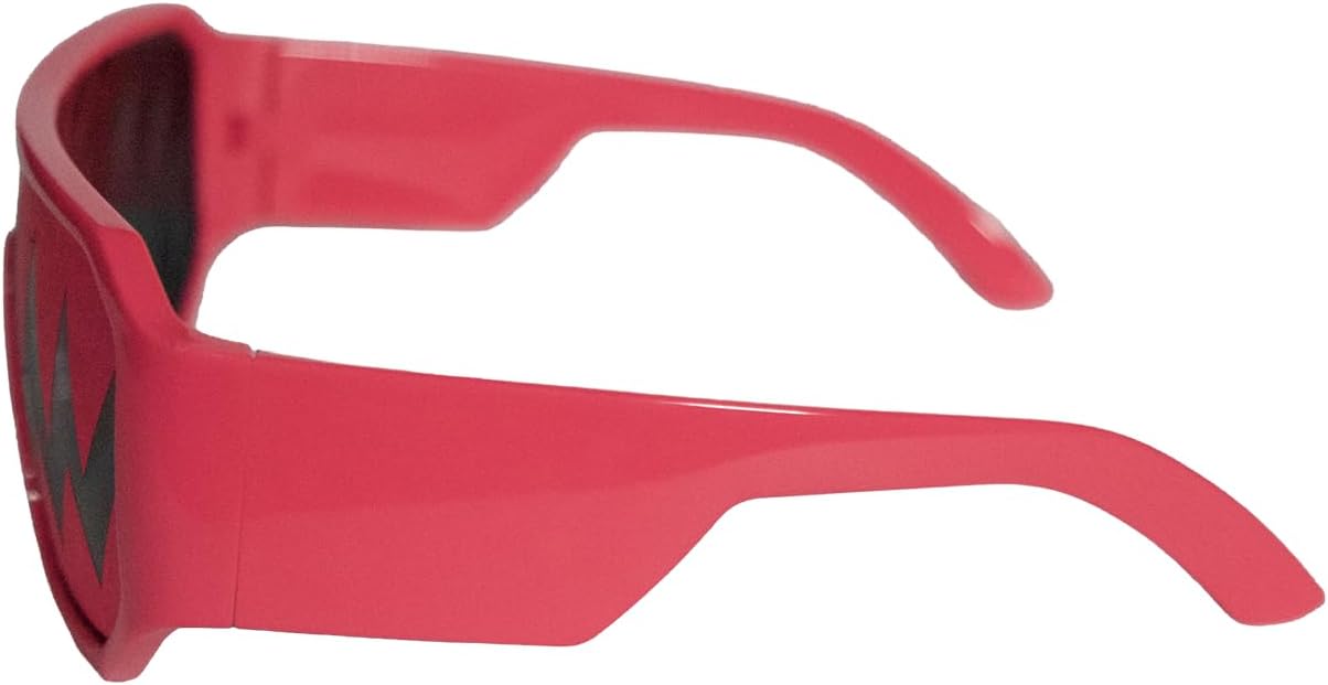 Pro Wrestling Tees Officially Licensed Macho Man Sunglasses - Pink Shark Teeth