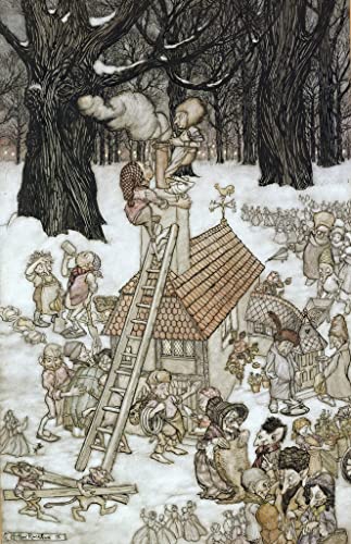 Tableau Arthur Rackham 60x90cm pour habiller un mur vide avec art mural vintage