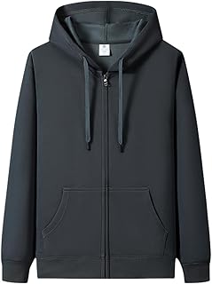 [AYISTELU] パーカー メンズ 秋冬服 裏起毛 ジップアップ パーカー フード付き 大きいサイズ 無地 スウェットシャツ メンズ トップス フリース 暖かい