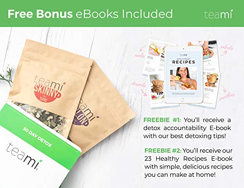 Teami® 30-Day Detox Tea Pack: All-Natural Teatox Kit with Teami Skinny & Teami Colon Cleanse Loose Leaf Herbal Teas Lemon & Original