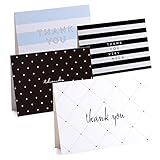 50 Thank You Cards Bulk - Thank You Notes with 4 Designs - Blank Note Cards with Self Seal Envelopes - Perfect for Business, Wedding, Gift Cards, Graduation, Baby Shower, Funeral