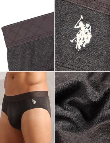 Image of U.S. Polo ASSN. Men's PB006 Bamboo Comfort Briefs for All-Day Freshness - Pack of 1