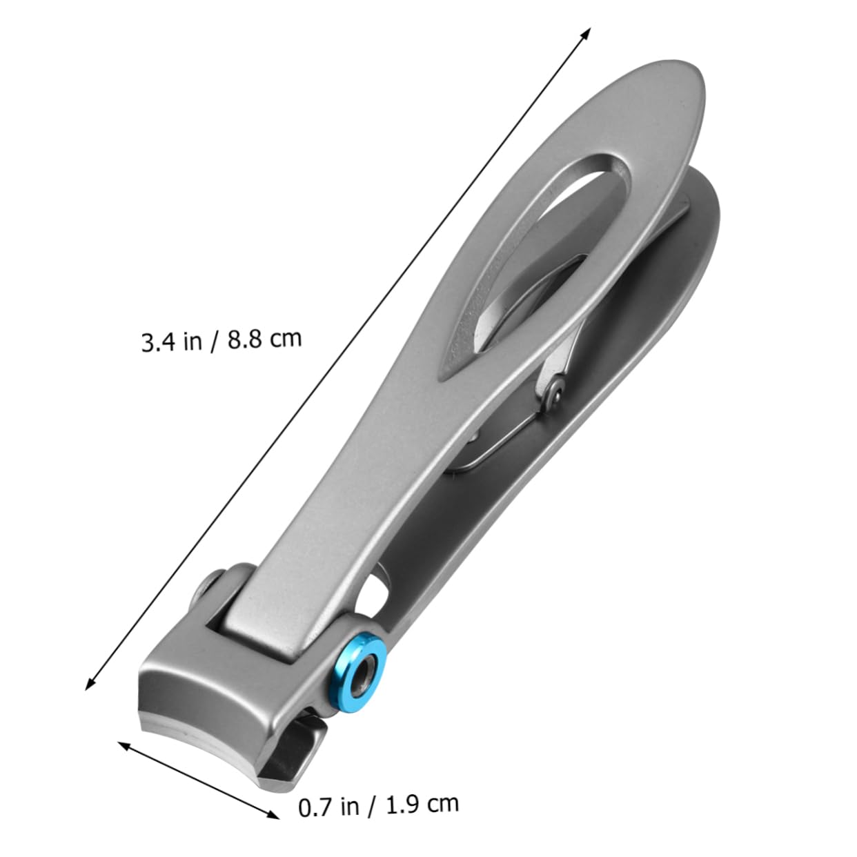 FRCOLOR 9pezzi Forbicine Per Unghie Acciaio Inossidabile Per Unghie Strumenti Professionali Per Manicure e Pedicure Ergonomico e Antiscivolo
