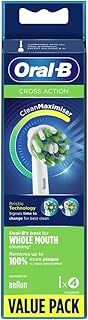 Oral-B FlossAction Electric Toothbrush Replacement Brush Heads, 4ct