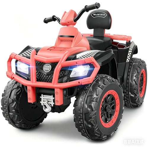 ELEMARA 2 Seater Ride on ATV for Big Kids, 12V Electric Four...
