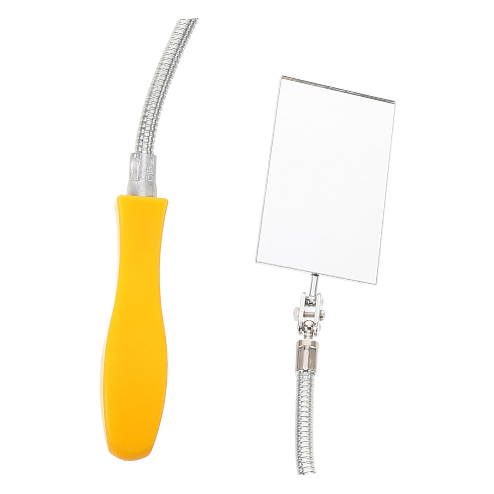 Alipis Chassis Inspection Mirror Telescopic Inspection Mirror Telescope Mirror Underbody Inspection Mirrors Long Handle Mirror Small Inspection Mirror Flex Mirror Stainless Steel Yellow