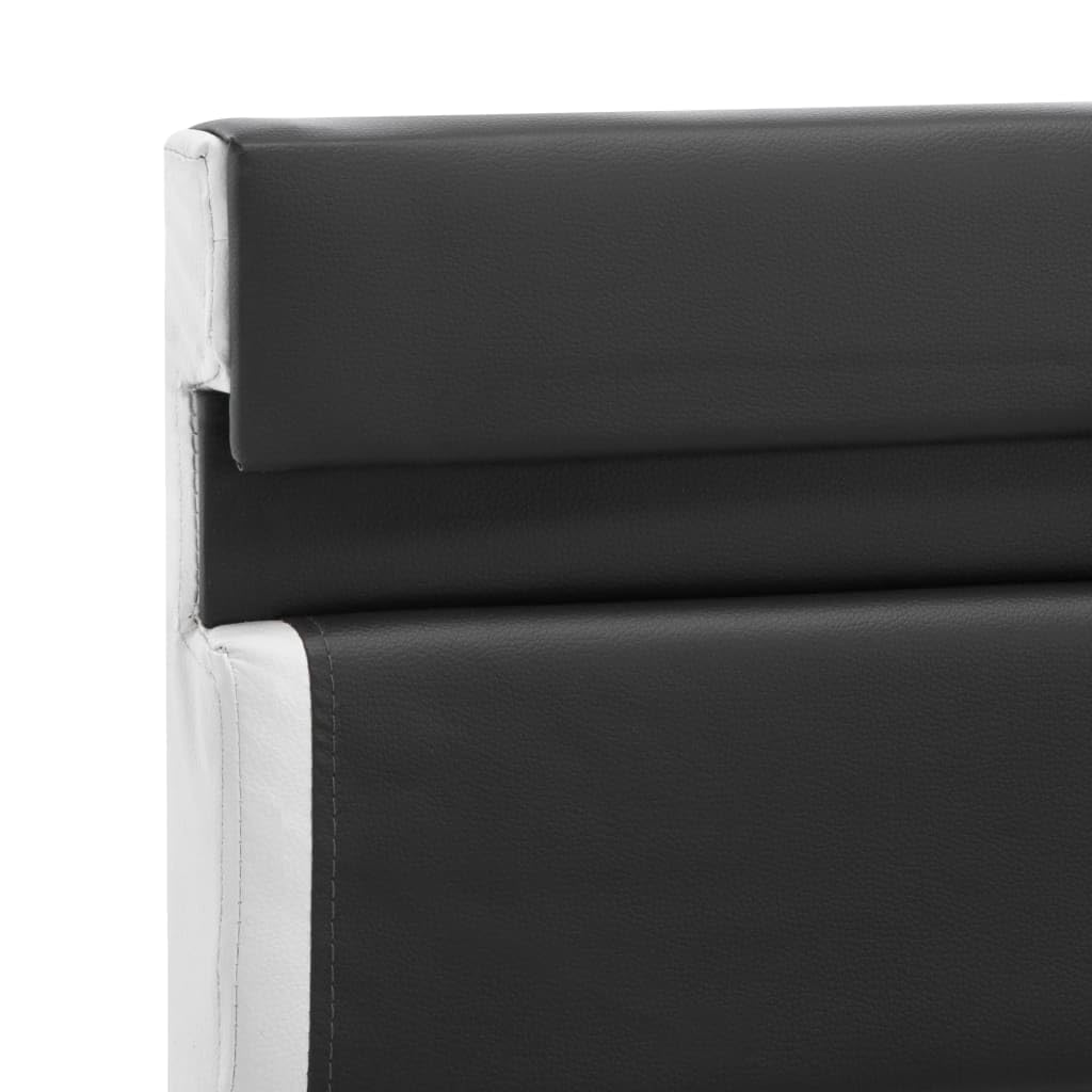 Marco de cama LED con funda de piel sintética y mando a distancia, color gris, 120 x 200 cm, incluye barra de luz ajustable para iluminación individual, construcción robusta de plataforma