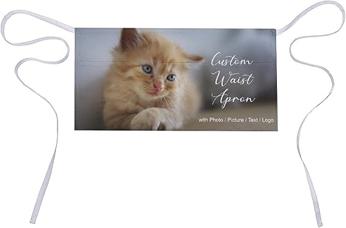 Naispanda Delantal unisex con peto ajustable personalizado para hombres y mujeres, delantales personalizados de cocina de 33 x 28 pulgadas disponible en Yaxa Colombia