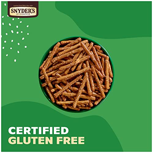 Image of Snyder's of Hanover Pretzels, Gluten Free Pretzel Sticks, 8 Oz (Pack of 12)