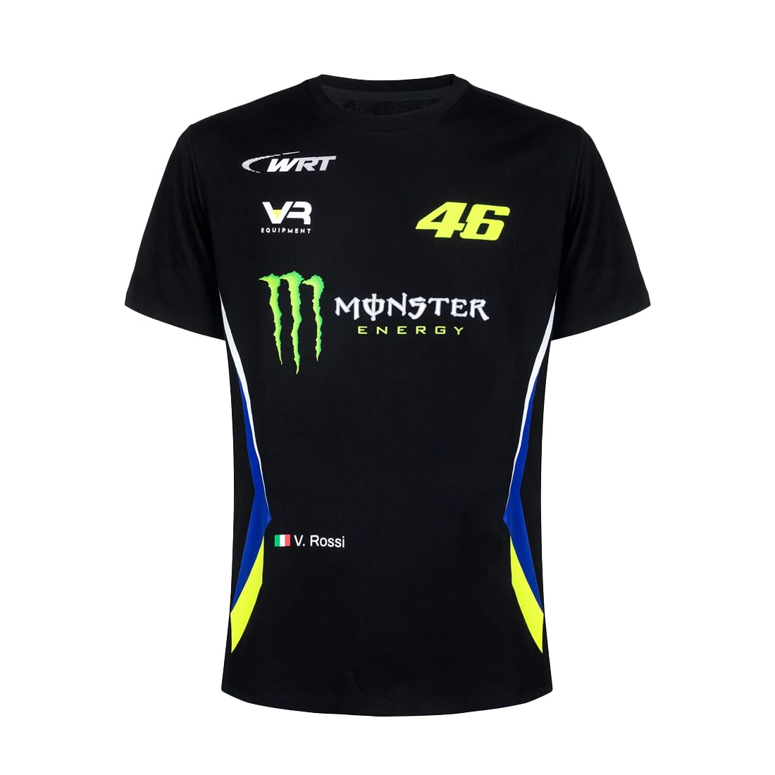 Valentino Rossi T-Shirt VR46 WRT LINE,Man,Black,M