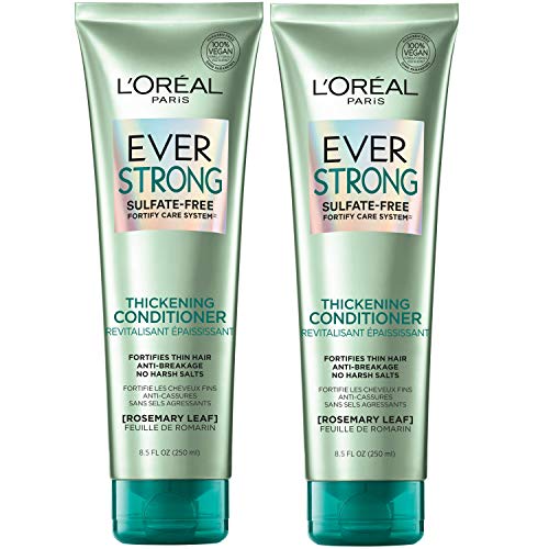 L Oreal Paris Hair Care Ever Strong Sulfate Free Thickening Conditioner, 2 Count