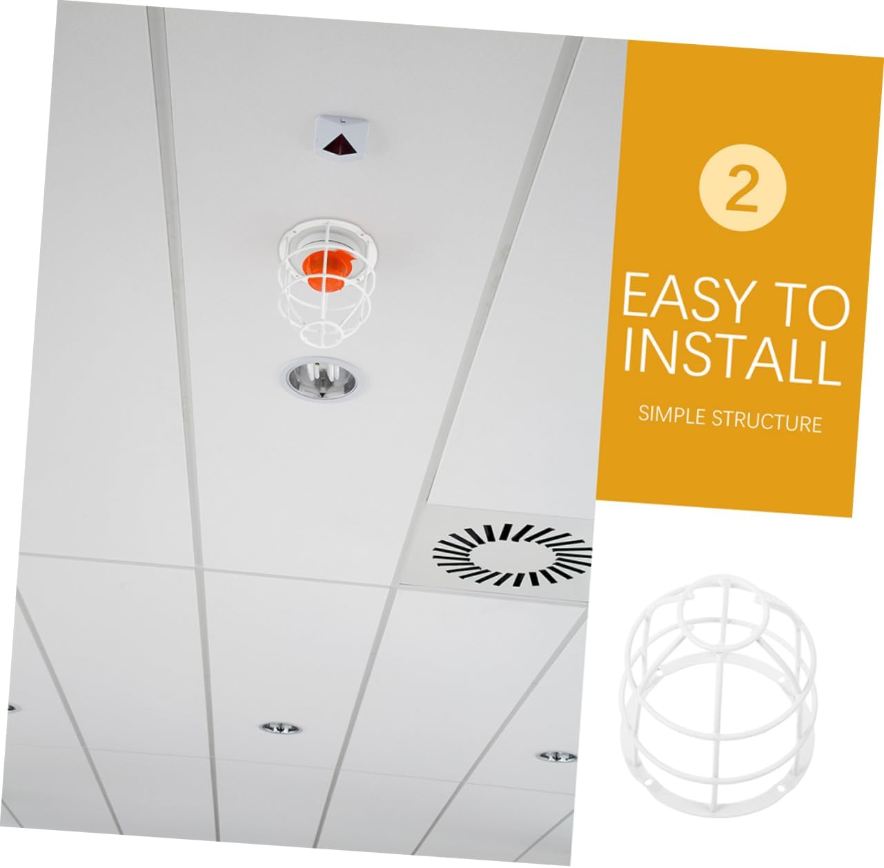 4pcs Explosion-proof Stainless Steel Wire Lampshade Frame Pendant Lamp Cover for Ceiling Lights DIY Vintage Bulb Guard Safety Light Shade for Home Decor