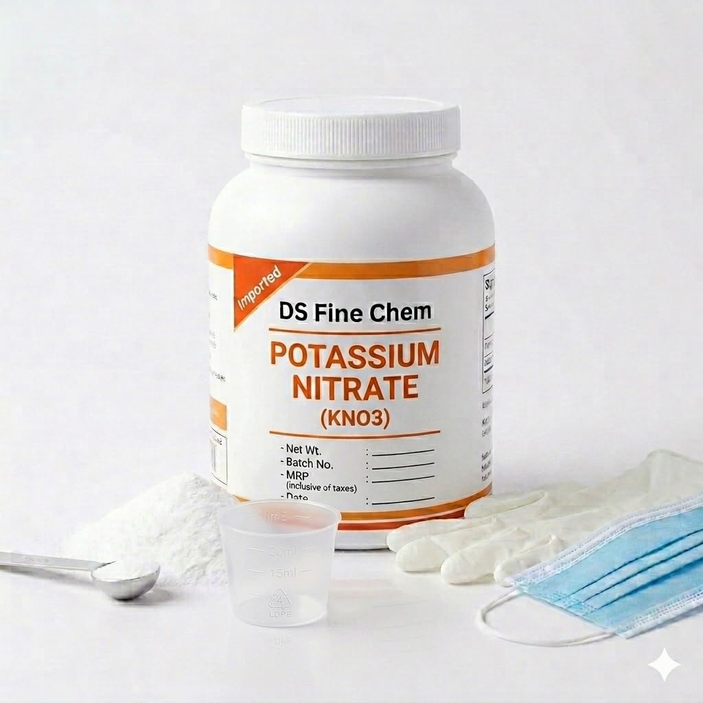 DS Fine Chem Potassium Nitrate 1kg (Free Measuring Cup & Spoon Inside)