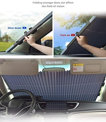 Parasole Auto Parabrezza e lunotto retrattili Per Fiat 500/500E/500L/500X/500 Per Abarth/Croma/Doblo/Fiorino, isolamento termico Tendine Parasole
