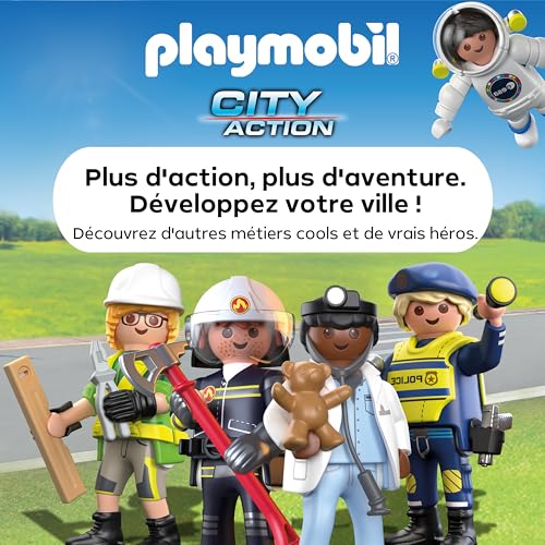 Playmobil 71875 Pick up de police moto & 2 personnages Les policiers - vue 6