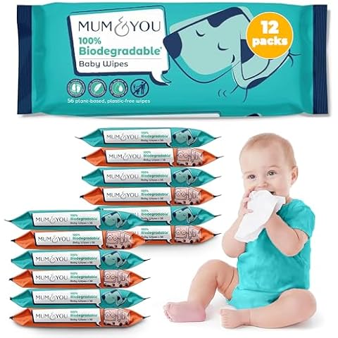 Mum & You Biodegradable Baby Wipes Multipack Cover
