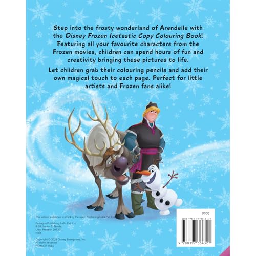 Image of Disney Frozen Icetastic Copy Colouring | Activity and Copy Colouring Books for Kids