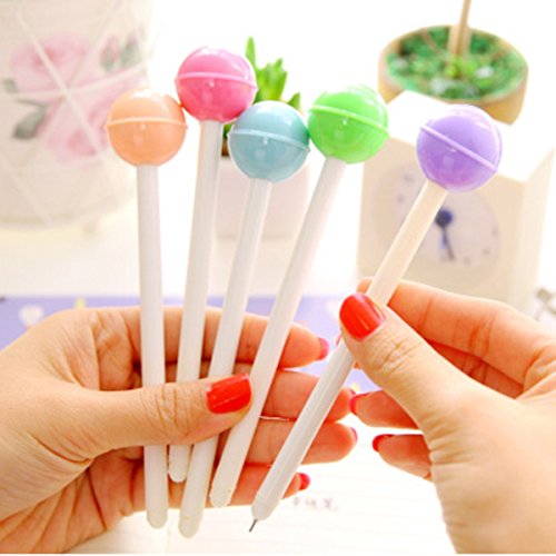 Pack 10 bolígrafos gel 0.5 mm colores candy Mangdunt miniatura 1
