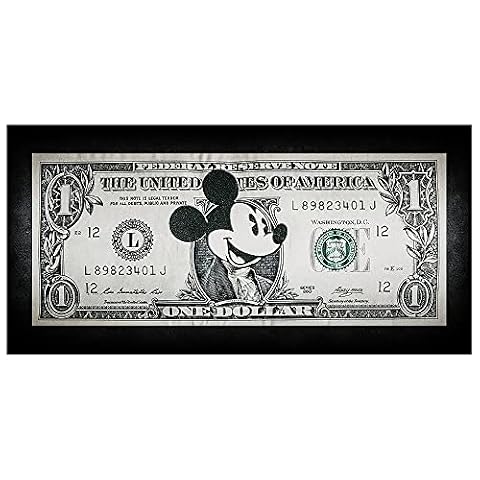 LegendArte Druk na płótnie - Mickey Dollar - Obraz na Płótnie, Dekoracja ścienna
