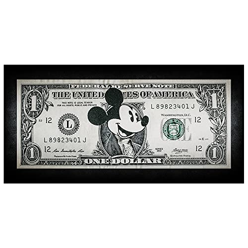 LegendArte Druk na płótnie - Mickey Dollar - Obraz na Płótnie, Dekoracja ścienna