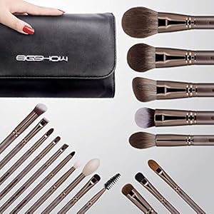 Juegos de pinceles de maquillaje, EIGSHOW juego de pinceles de maquillaje profesional, cosméticos sintéticos…