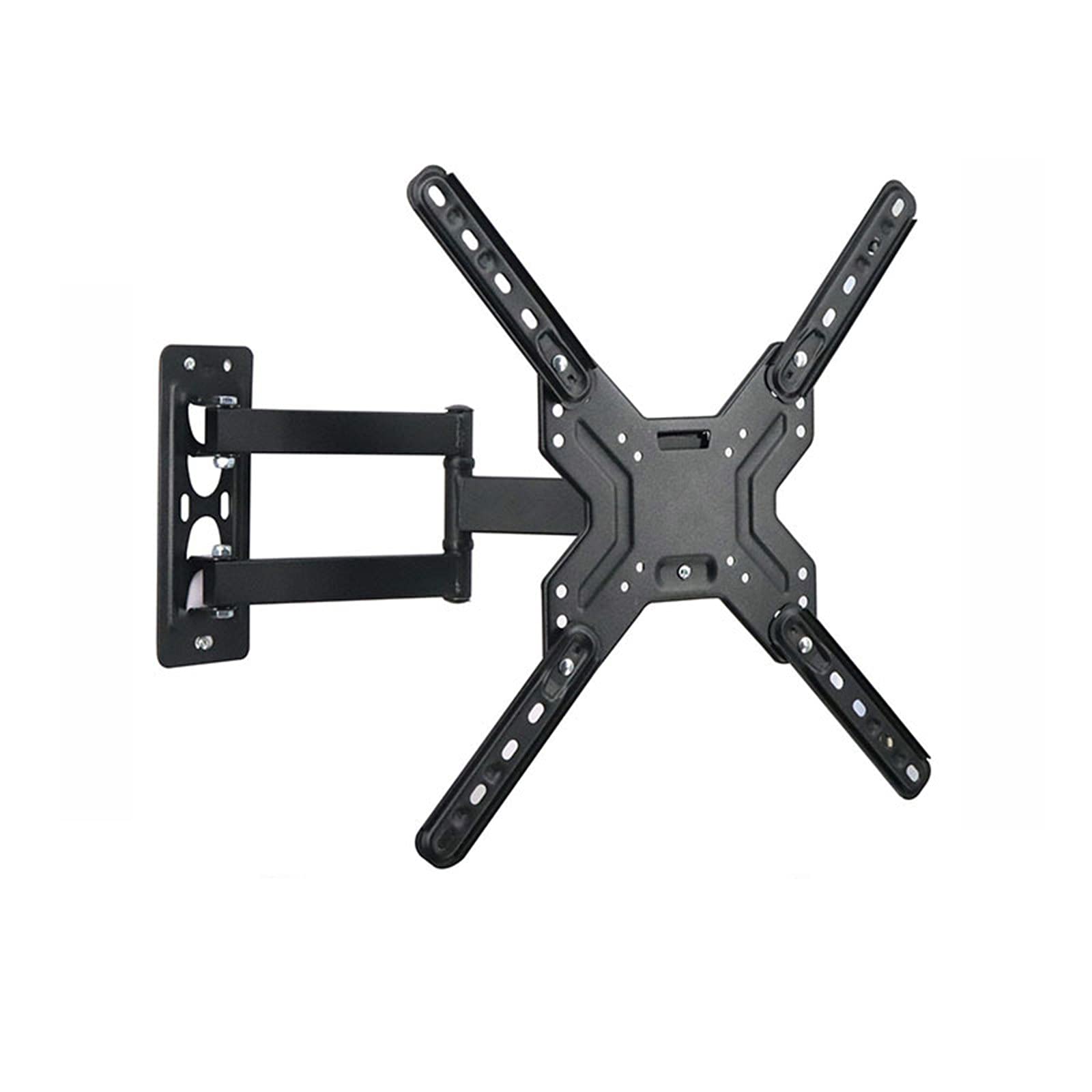 Support mural pour téléviseur extensible et rotatif avec charge maximale de 30 kg