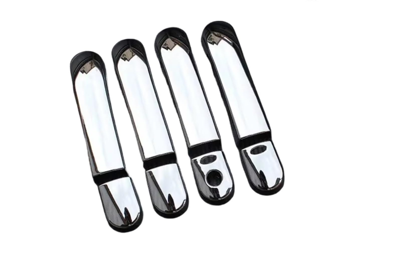 Iukmr Handle 2 Buttons For Nissan For Versa For Tiida 2004-2011 Car Decal Sticker Chrome Carbon Fiber Door Handle Covers Car Outer Door Handle(Handle 2 Buttons)