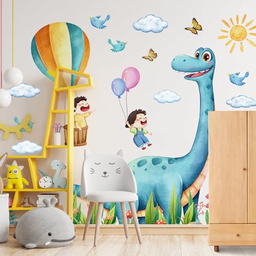 Xerteam Dinosaur Wall Stickers, Large Dinosaur Stickers for Walls Peel ...