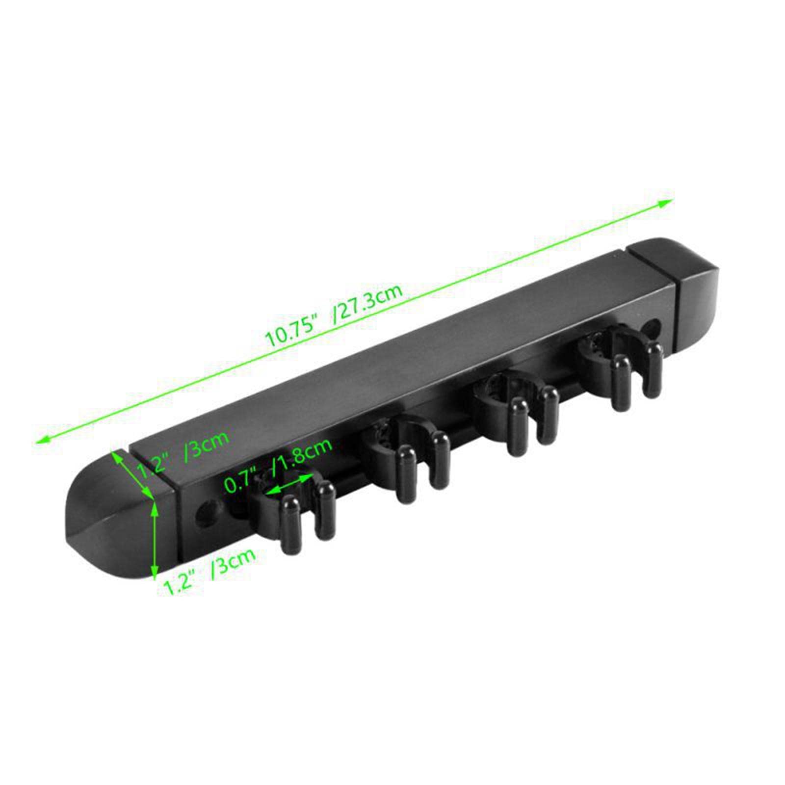 SM SunniMix Porte-queues Noir Mural 4 Porte-Queue De Billard Support Accessoires