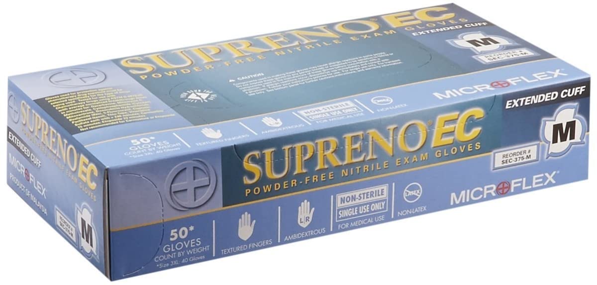 Supreno Powder Free Nitrile Exam, Medium