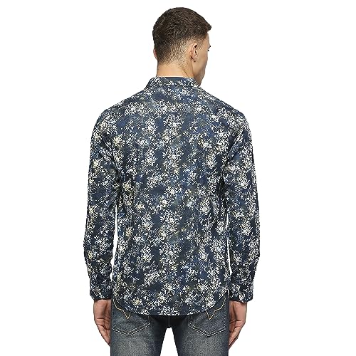 Image of Pepe Jeans Men's Casual Shirt | Trendy Printed Shirt for Men| Regular Fit | Full Sleeve | Available in Plus Size, Cotton