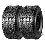 MaxAuto FOX V1 20x8.00-8 Lawn Mower Tires, 20x8.00-8nhs Golf Cart Tire, 20x8x8 Riding Lawn Tractor Tire, 4Ply Tubeless Patent Design Fox V1 Riding Mower Tires, Set of 2