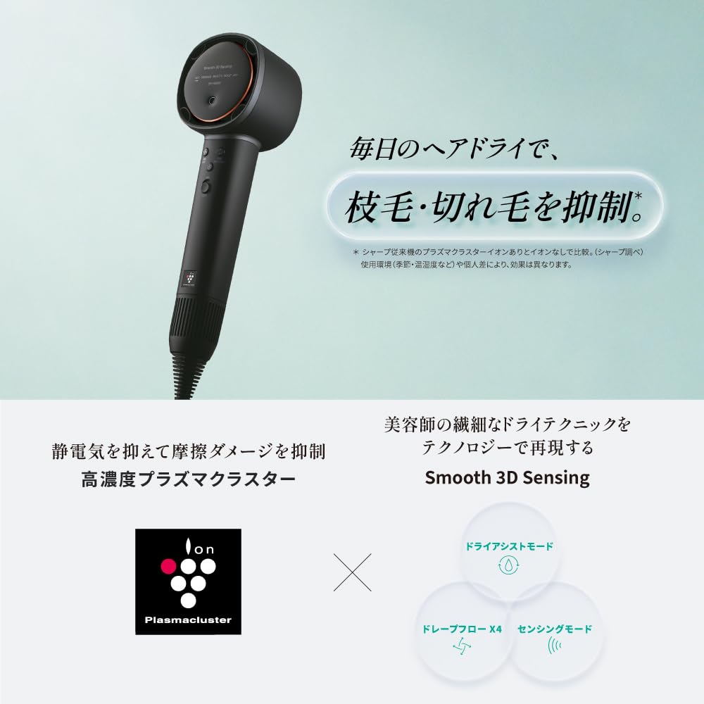 Amazon | シャープ (SHARP) ヘアドライヤー IB-WX903-W プラズマ