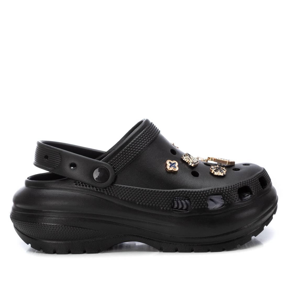 XTI 143888, Women's Sneakers, Black, 41 EU, Black/White, 8.5 UK