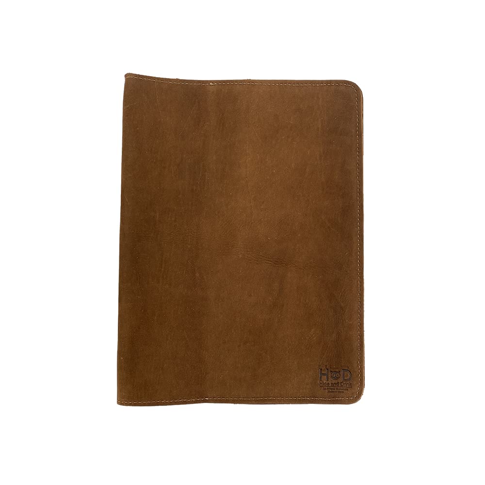 Hide &amp; Drink, Journal Cover Compatible with Moleskine XL (7.5 x 9.75 in) with Strap, Refillable Case, Personal Planner, Full Grain Leather, Handmade Office &amp; Work Essentials, Swayze Suede
