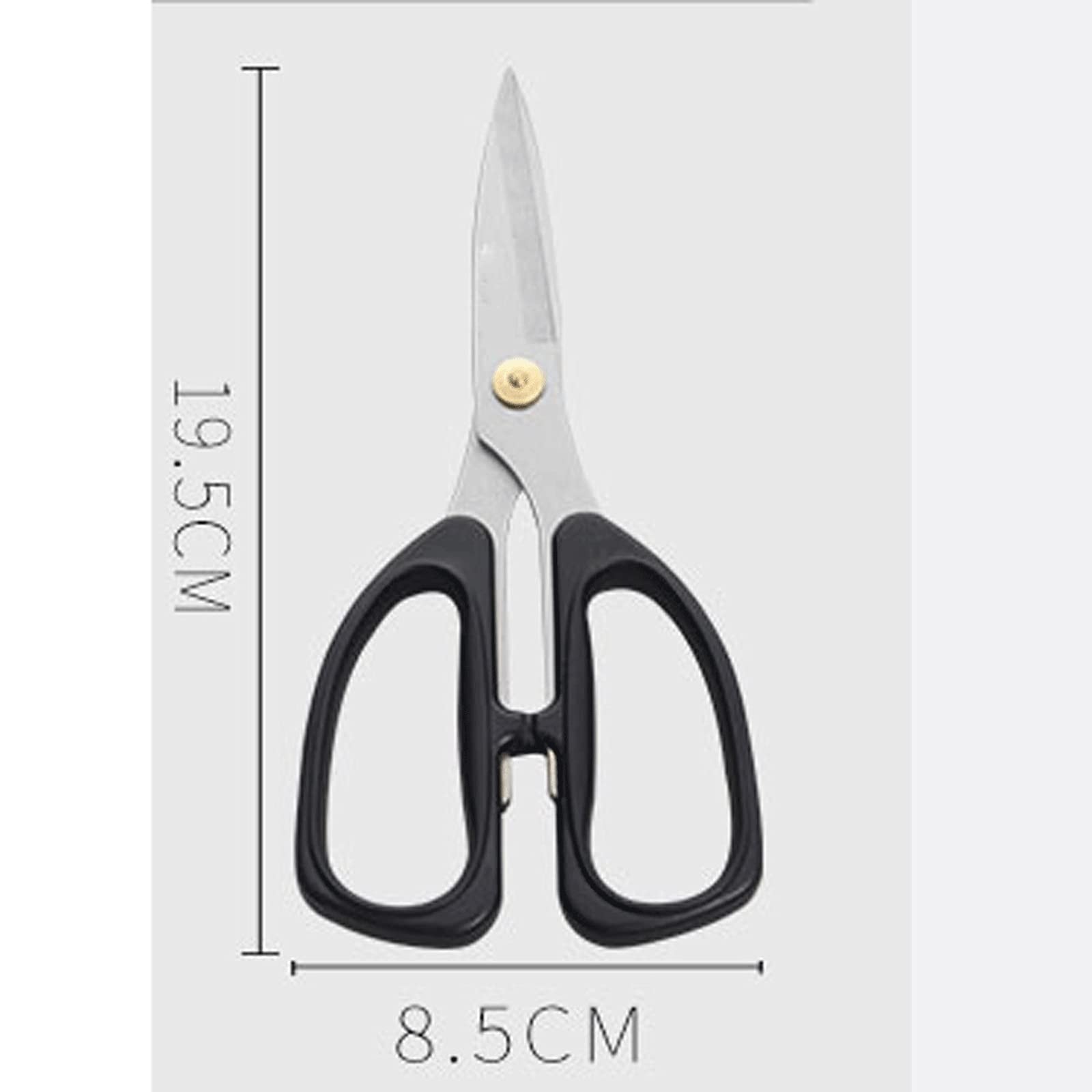 Tijeras de oficina, tijeras for manualidades, 1 paquete de tijeras de hoja ultra afilada, asas de agarre cómodo, tijeras afiladas resistentes for oficina, hogar, escuela, tela de costura, suministros