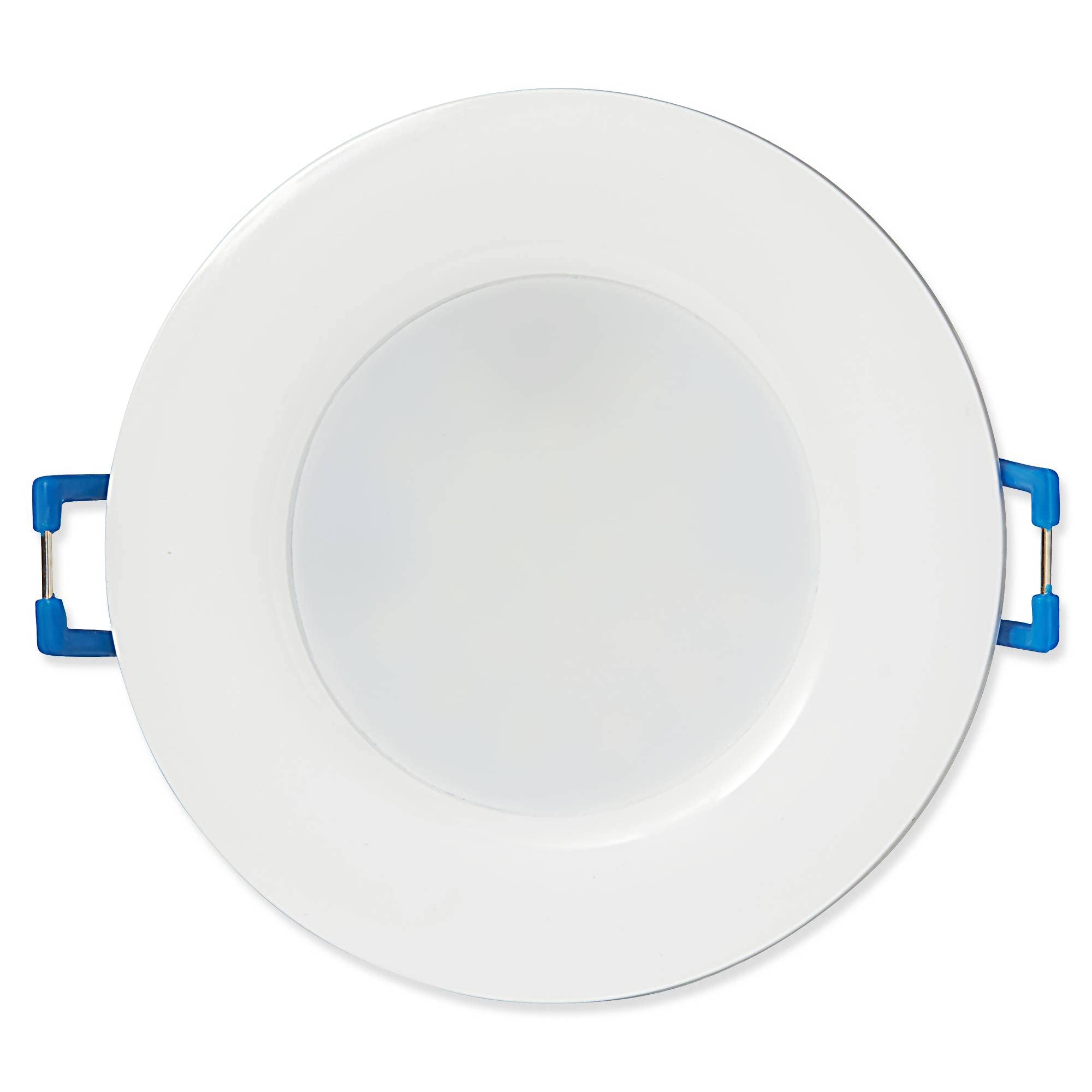 12x LED Einbau-Strahler Set 6,5W dimmbar flach IP44 Bad 230V Einbauspot Einbauleuchte Badbeleuchtung Panel, Lichtfarbe:kaltweiß