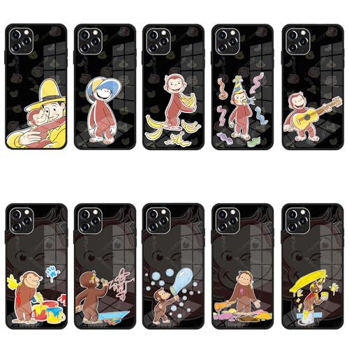 Amazon.co.jp: おさるのジョージ スマホケース iphone se se2/se3/7/8