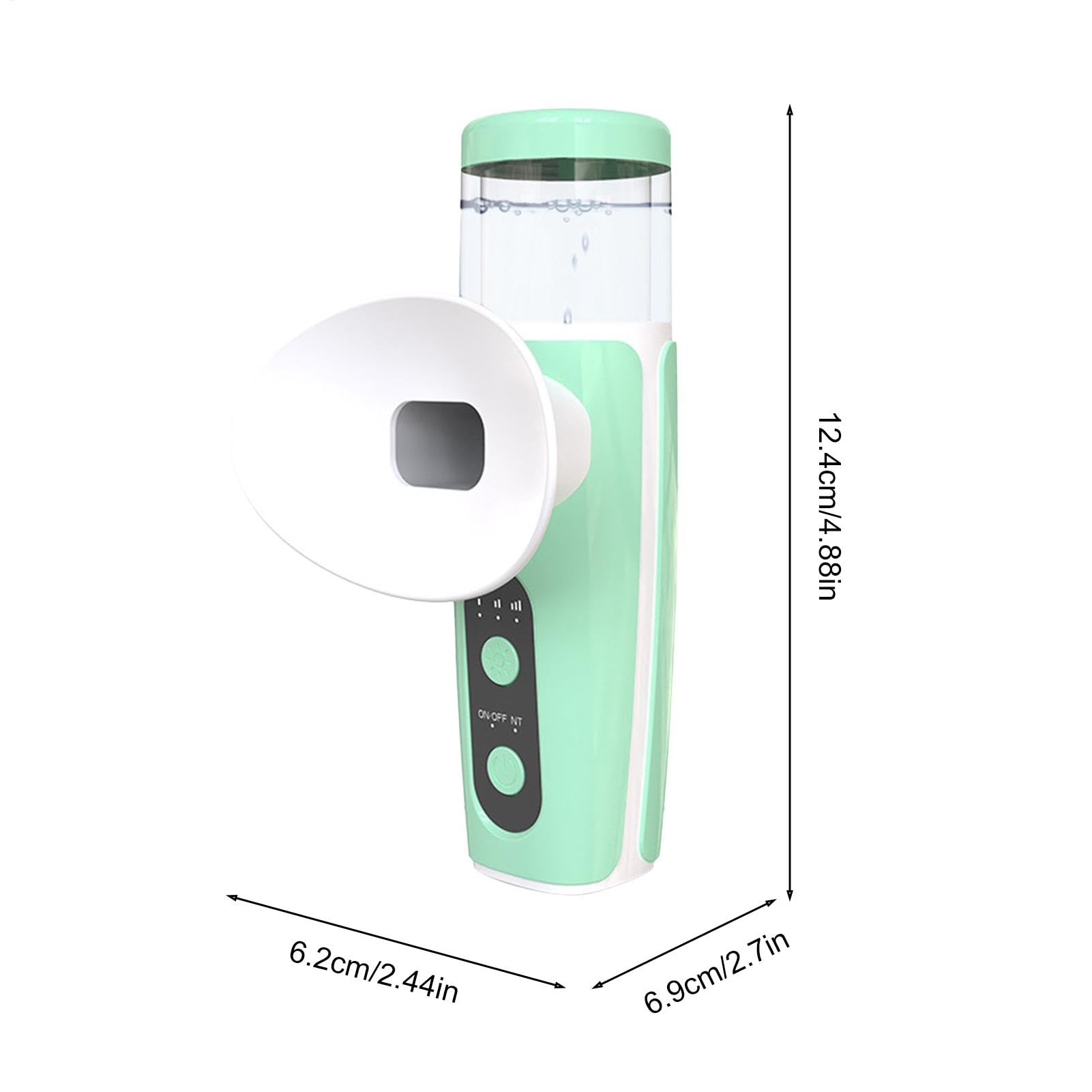 Nano Face Mist Sprühgerät - Dampftherapie für trockene Augen | 3 Temperaturen Augendampf für trockene Augen | Nano Luftbefeuchter für trockene Augen | Tragbares Gerät: