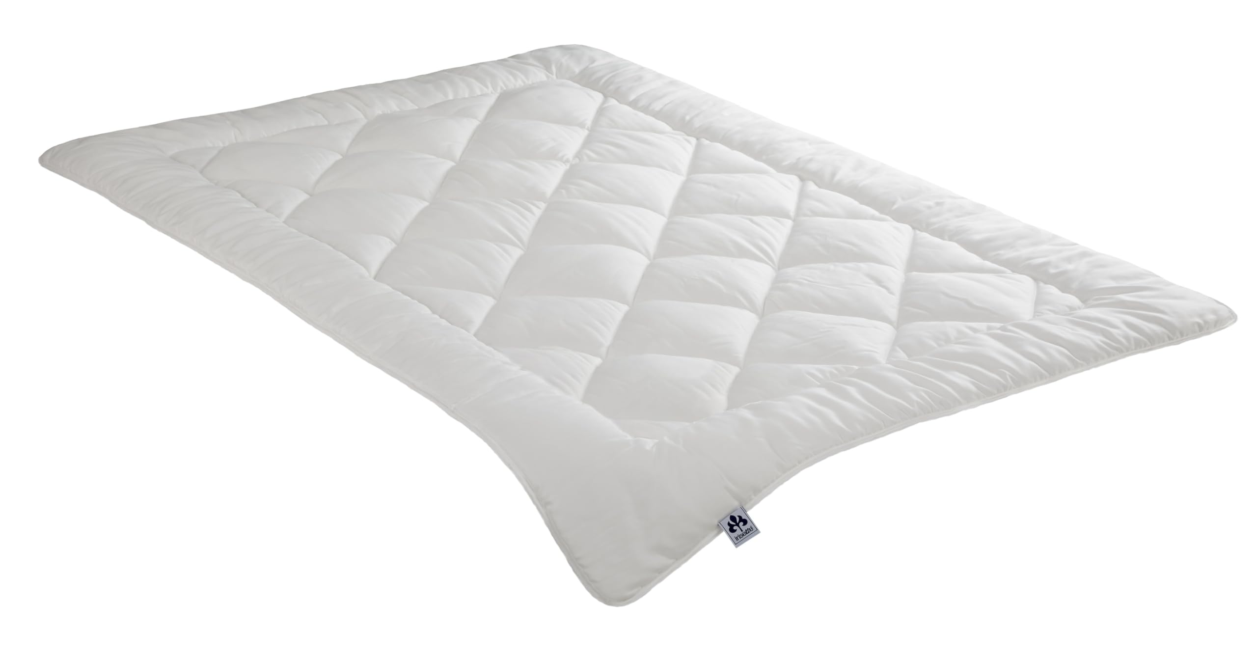 Irisette Merino 4-Jahreszeiten Steppbett 135x200 cm, 2-teilig, Leicht & Mono, 100% Schurwolle, weich & atmungsaktiv, Baumwoll-Satin, Öko-Tex, Produziert in Deutschland