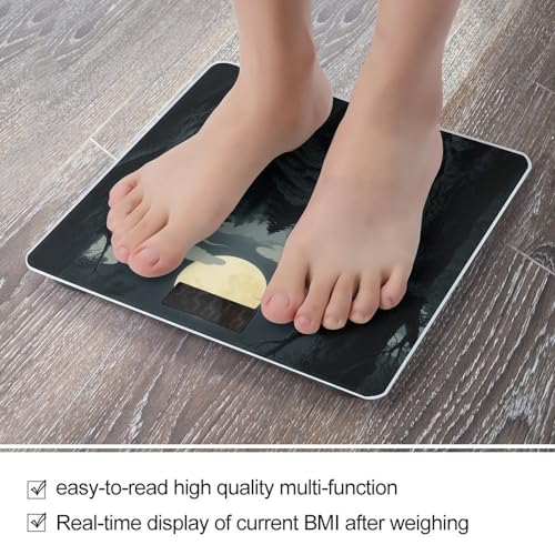 Báscula digital para baño Forest Japanese Moon con vidrio templado miniatura 5