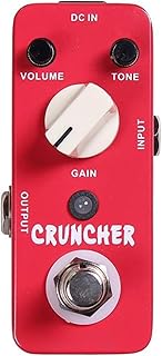 efeitos de guitarra Pedal De Guitarra De Distorção De Alto Ganho True Bypass Full Metal Shell Peças De Guitarra E Acessórios Pedal De Efeito