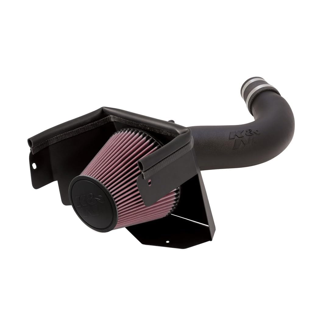 K&N Cold Air Intake Kit: Increase Acceleration & Towing Power, Guaranteed to Increase Horsepower up to 8HP: Compatible with 3.8L, V6, 2007-2011 Jeep Wrangler, 57-1553